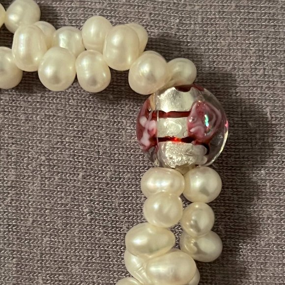Freshwater Pearl with Glass Beads Bracelet - Picture 7 of 7